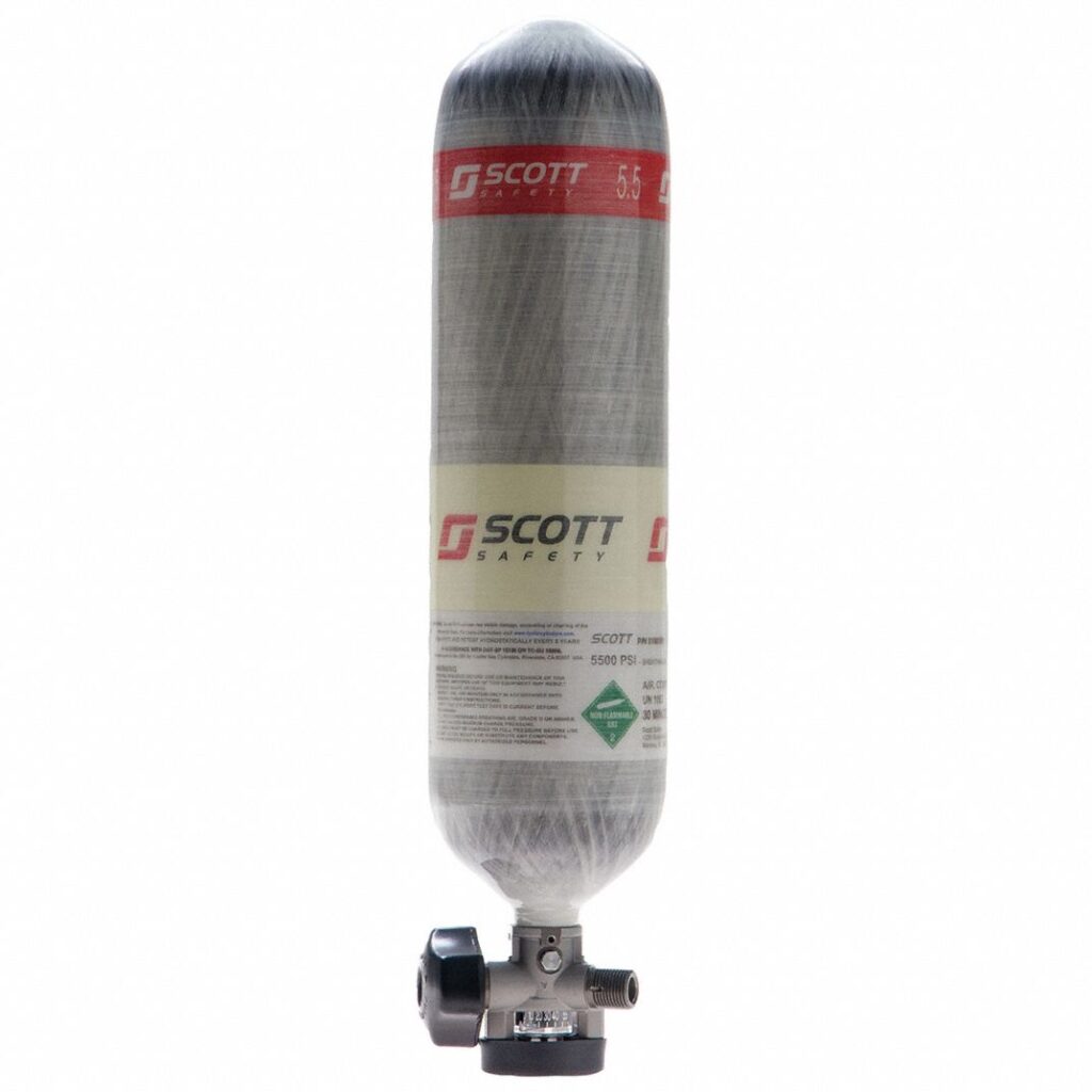 SCOTT 30 Min. 5500 PSI Carbon Fiber Cylinder Reconditioned SCBA